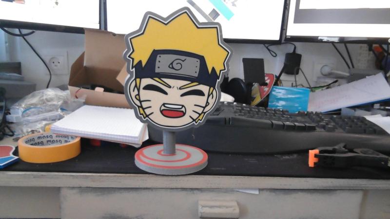 box lumineuse : tete narouto