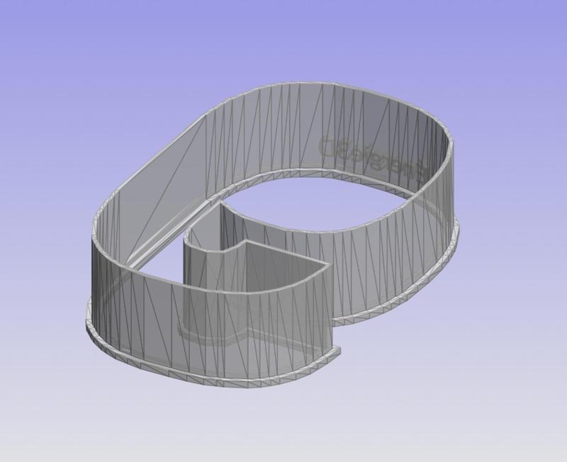 Number 9 Large Cookie Cutter