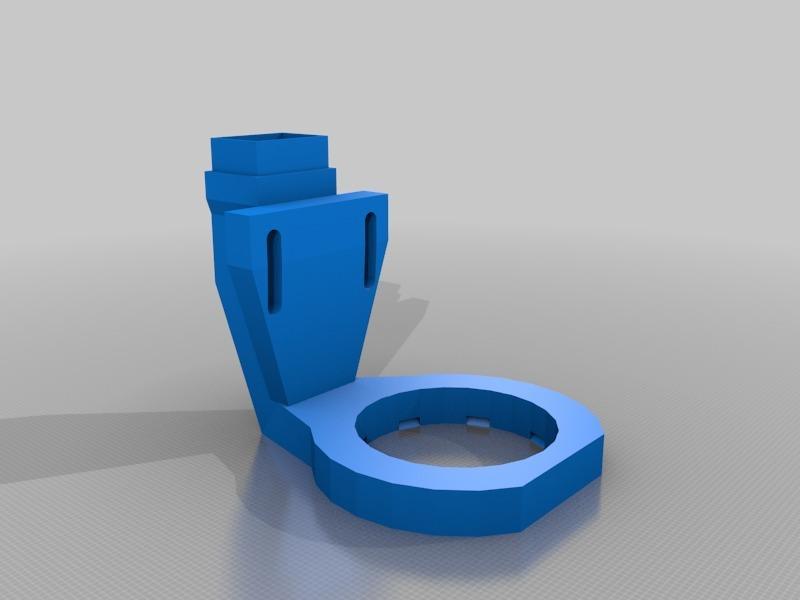 MK8 Radial Fan Mount with Adjustable Height