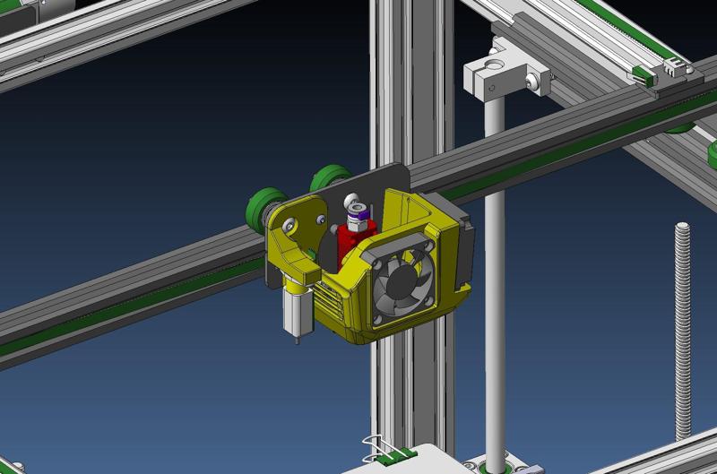 Ender 5 - Hot End Shroud/Micro Swiss Remix