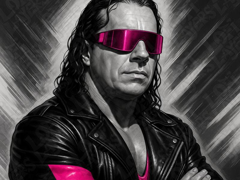 Bret Hart Hueforge