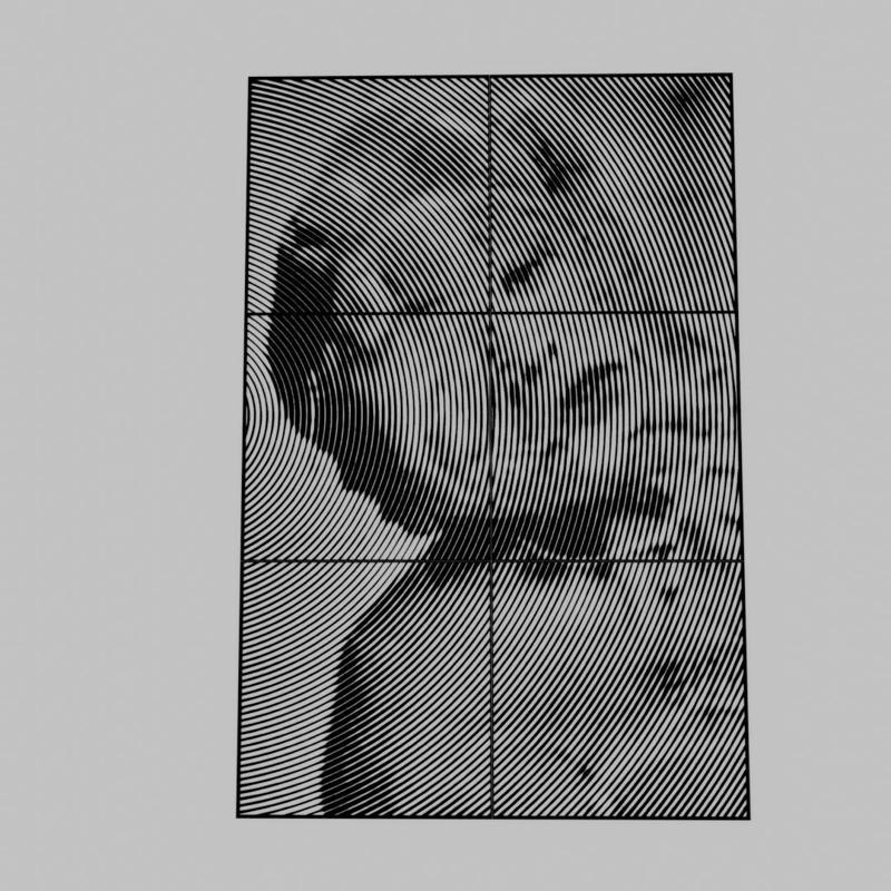 WALL ART - MONSTRO ELISASUE, THE SUBSTANCE