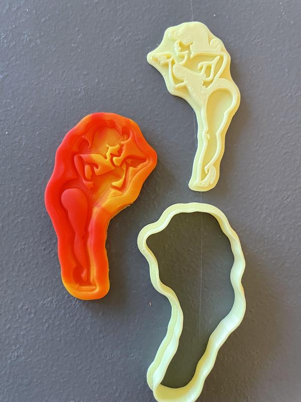 Burlesque dancer cookie cutter