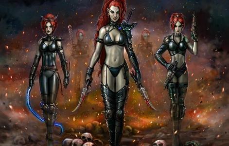 Lady pirate Space Elf Heads