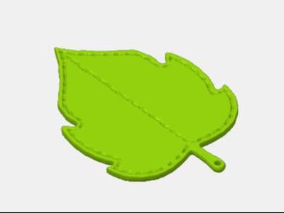 Leaf Keychain