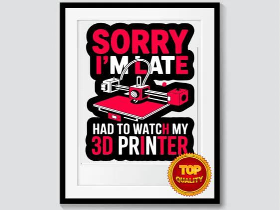 Fun and trendy decorative poster