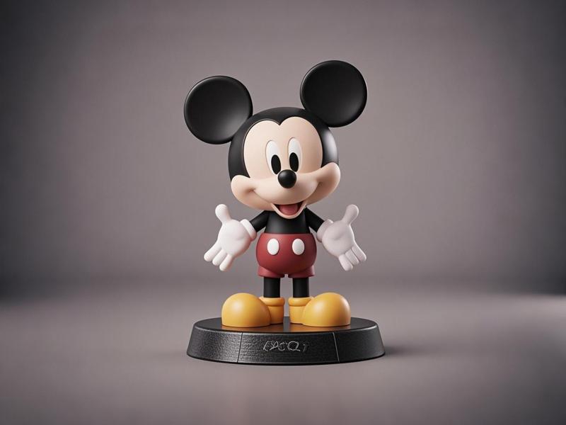 Mickey Mouse - Disney Animation - Classic Merchandise Figurine - Children's Coloring Toy