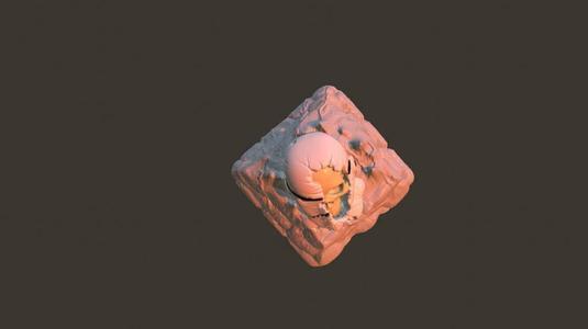 Artisan Keycap Skull Trooper