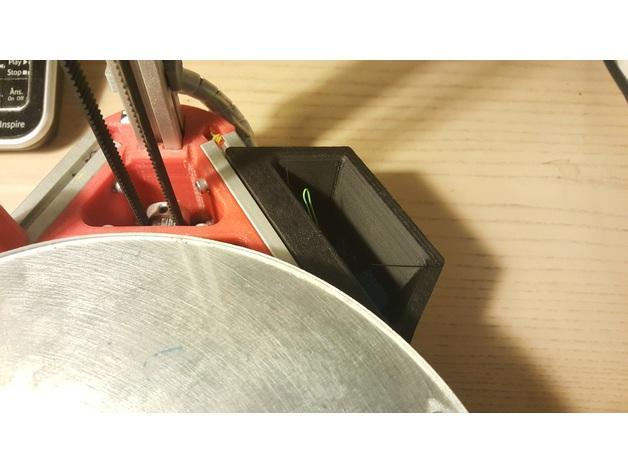 Extrusion-Mounted Print Waste Bin