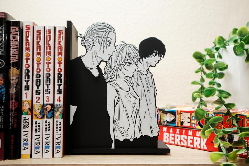 Bookend of Sakamoto, Nagumo and Akao : Sakamoto Days Fan Art 🔫