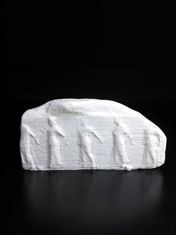 Relief fragments with Nymphs