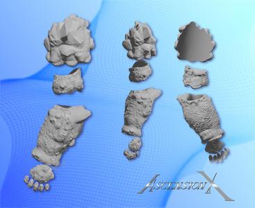 Stone Golem Armor - Wearable LARP / Cosplay Full Set (Printable, Scalable)