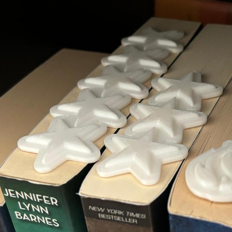 BOOK RATING BOOKMARKS (STARS)
