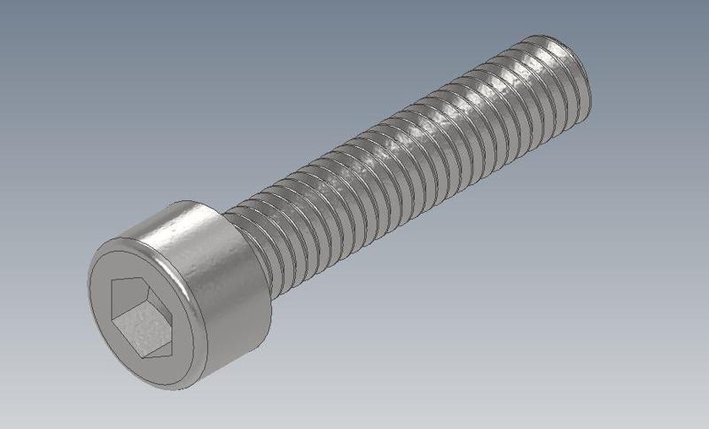 M6x30 - M6x30x20 - M6x30x25 Socket Head (DIN 912) Standard Bolts