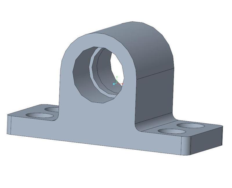Reinforced bearing assembly 2 bearings 609>602 (STL version)