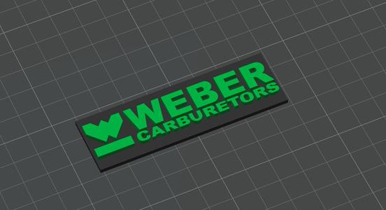 VW Jetta Weber Carburetor Grille Logo