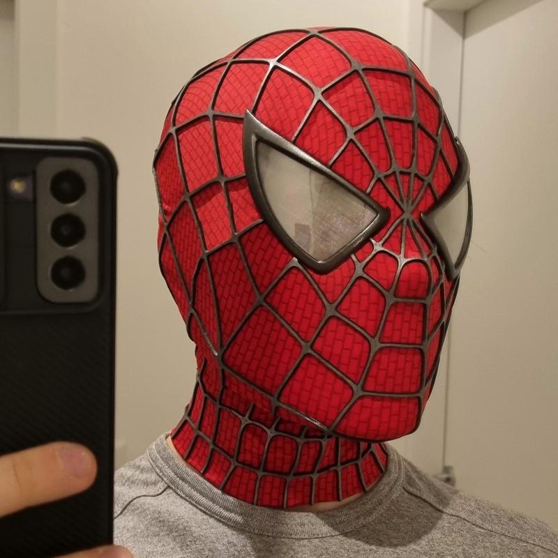 Spider-man Raimi faceshell + lens realistic