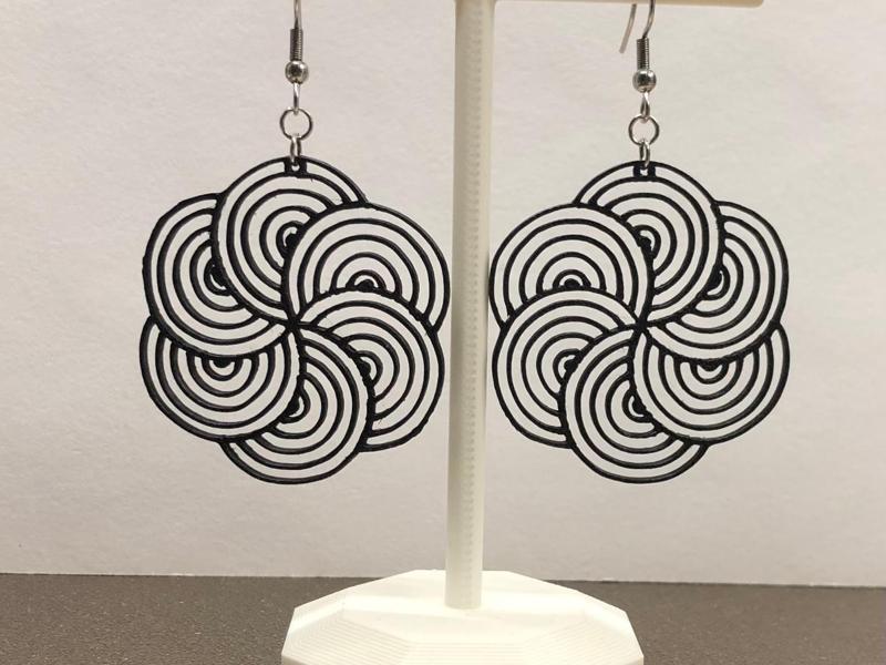 Mandala earrings 0.4 nozzle no AMS