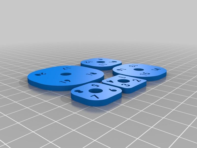 Radius Gauge Set, 1mm - 20mm