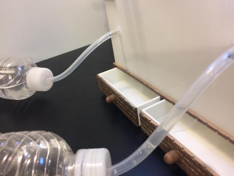 Miniature Water storage & drawer  (bathroom)