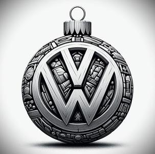 VW Christmas Bauble Hueforge Christmas Tree 120x120