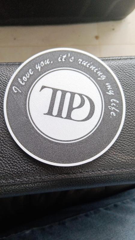 The tortured poets department coaster Taylor Swift