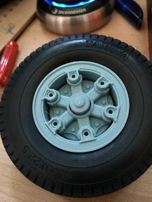 Trilex rim front hub cover