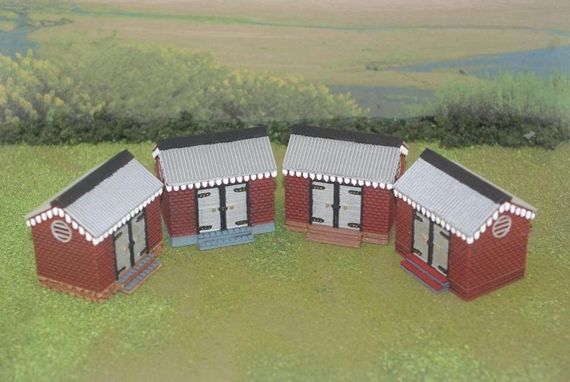 1/56 Scale - Storage Shed - Brick Set