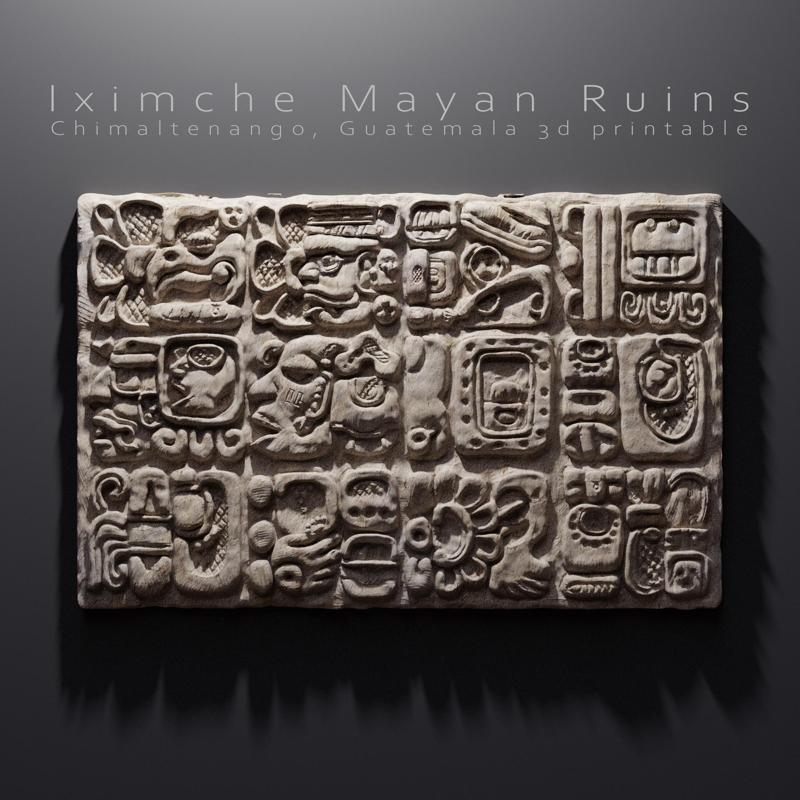 Iximche Mayan Ruins - Chimaltenango, Guatemala 3d printable