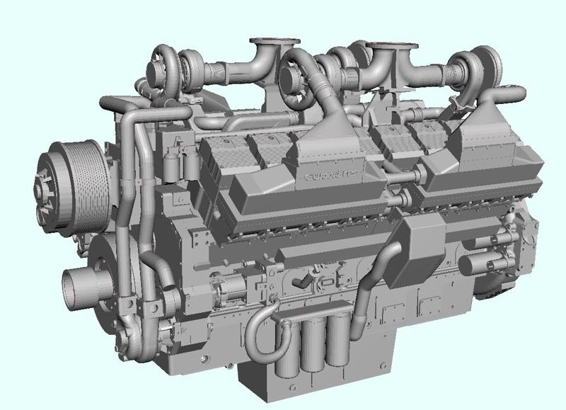 Cummins QSK60 CM500 DIESEL ENGINE