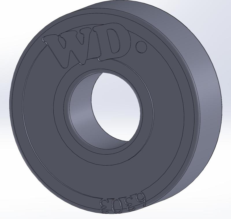 CRANKSHAFT BEARING 6303 FOR ENGINE PREPARATION - FAUX ROULEMENTS 6303 POUR PRÉPARATION MOTEUR