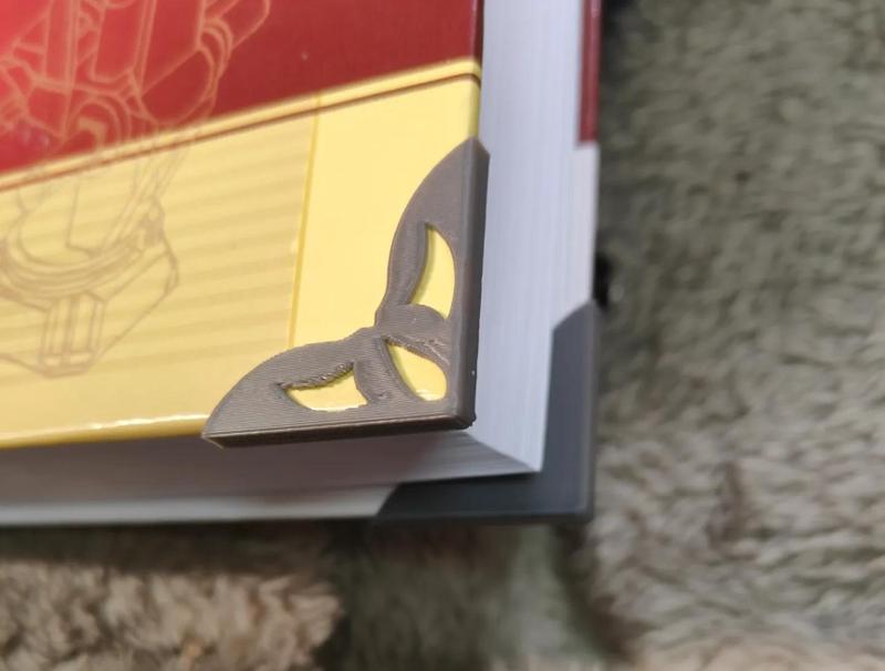 Book corner protector, corner bumper