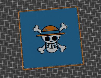 Poster-Logo Mugiwara OnePiece Luffy