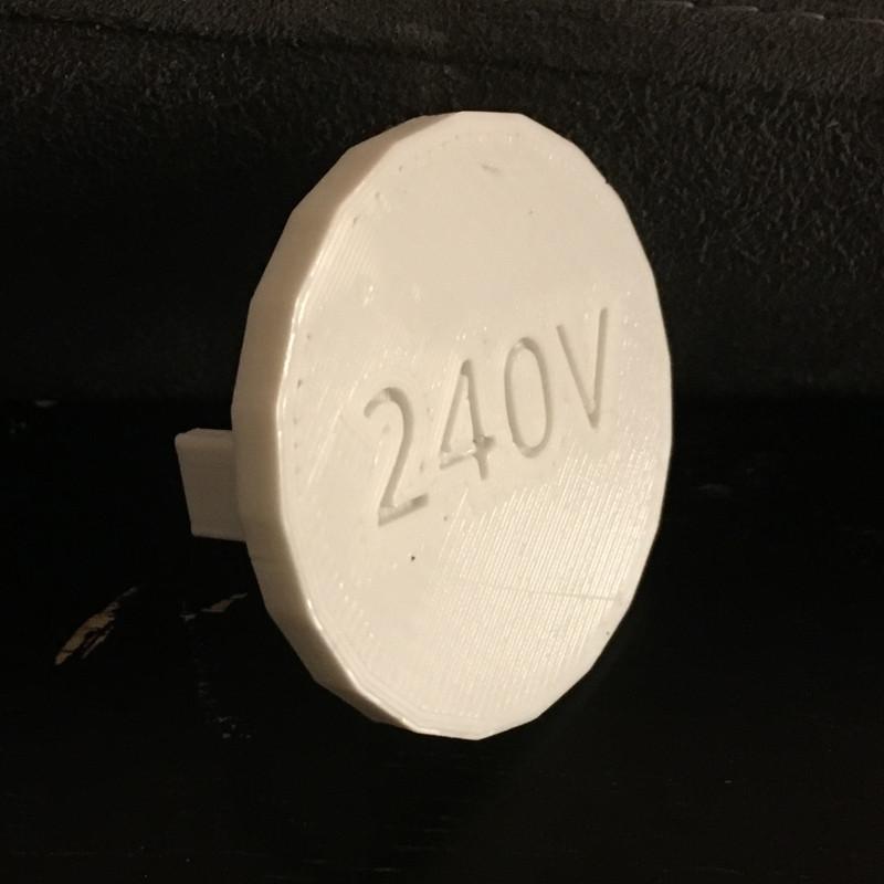 240 Volt Outlet Safety Cover