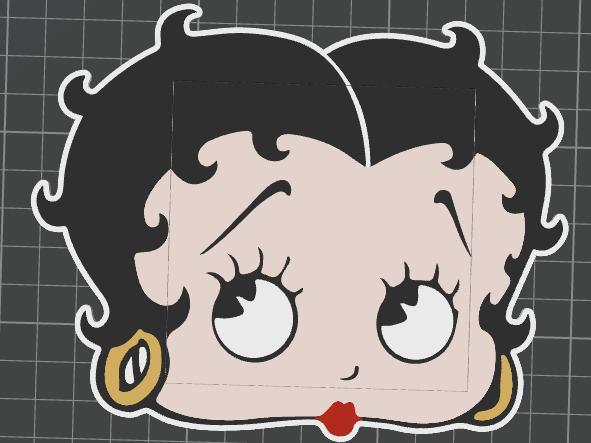 Betty Boop Post it Note Holder