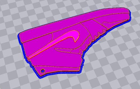 nike jordan chicago key ring