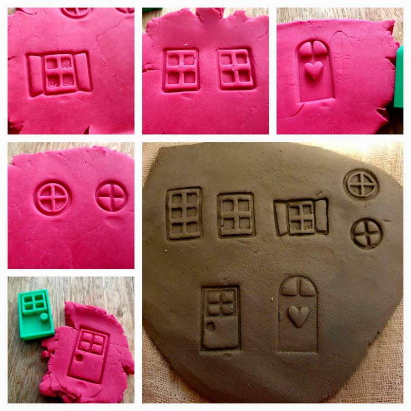Set of stamps -  windows and doors