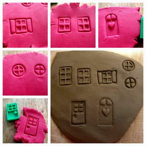 Set of stamps -  windows and doors