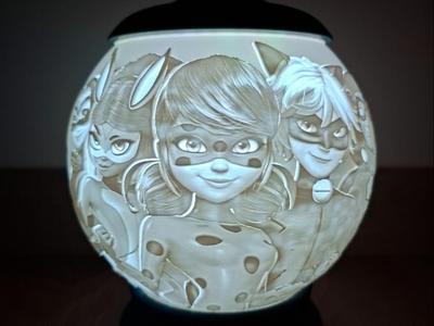 Lithophanie - miraculous 02