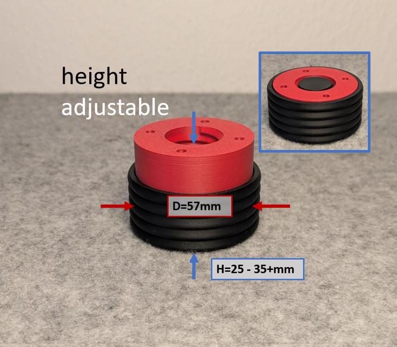 Furniture feet 06 - adjustable