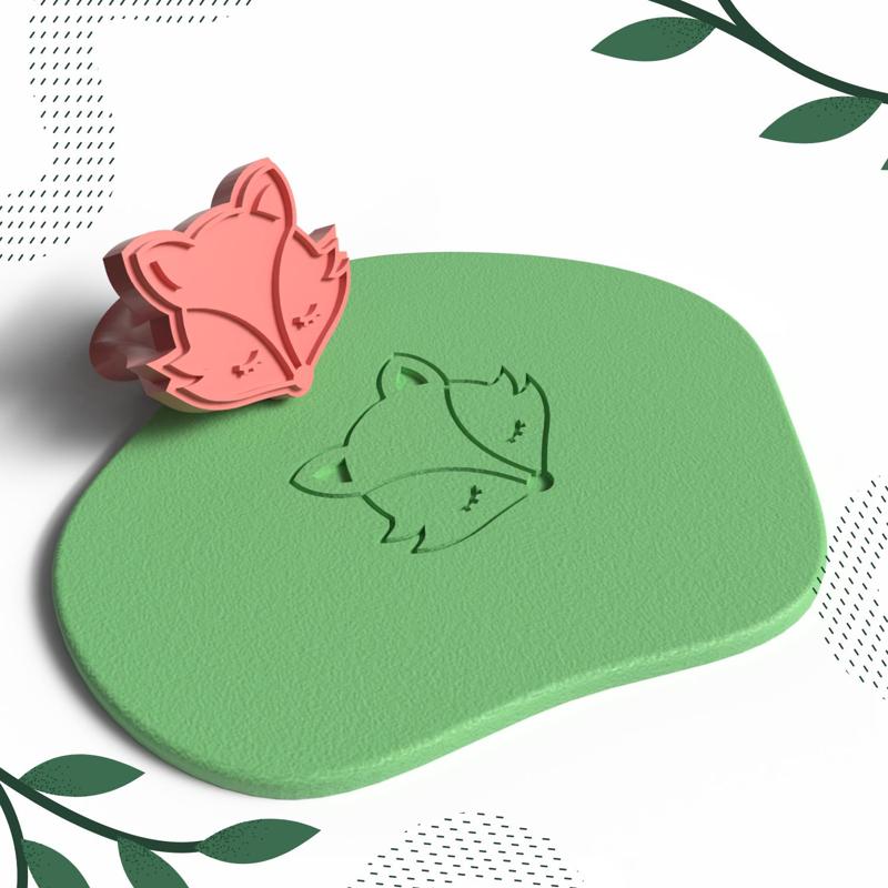 CLAY STAMP NO.3 | DIGITAL STL FILE | 1 SIZE