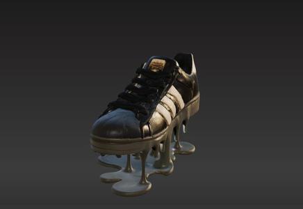 Melted Adidas Fan Art