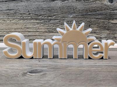 Summer Sun Sign Decoration