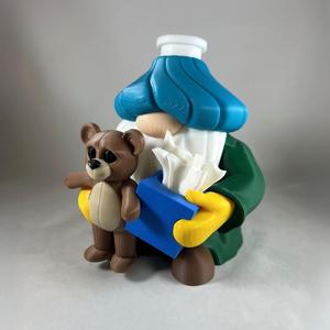 Build-a-Gnome Get Well Add-On STL Bundle – Teddy Bear, Tissues and Get Well Card