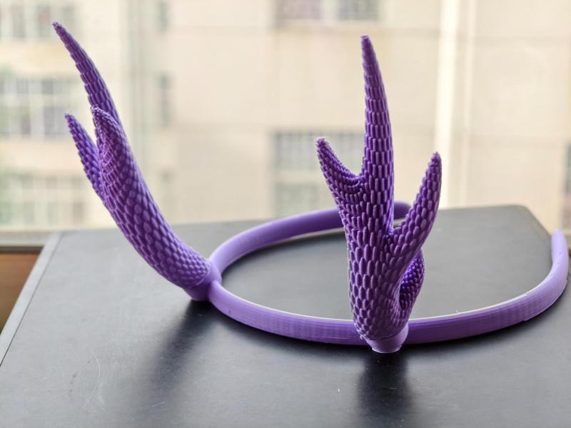 Ao Run, Ao Bing, Ao Guang, coral dragon horns, bunny ears, leopard ears, deer antler headdress