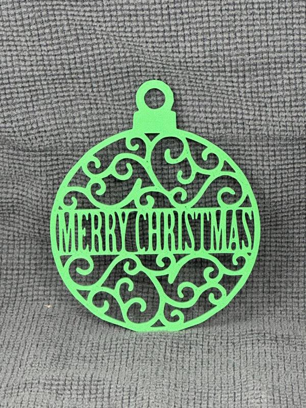 Merry Christmas Tree Ornament