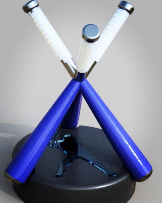 Baseball Stand - Trophy Display - Sports - Softball Stand - Sports Collectibles Display -  STL Digital Download