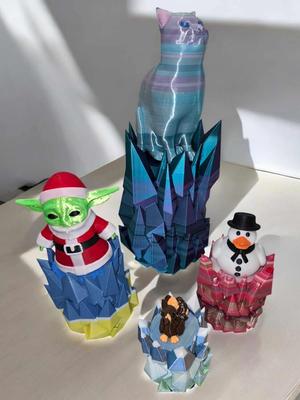 Crystal Display stands, Flush Objects