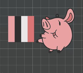 Hawk Nanatsu no taizai keychain / Hawk The 7 Deadly Sins keychain