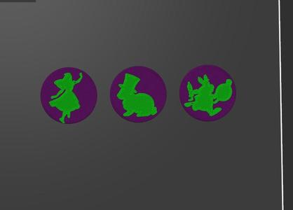 Carimbos de Brigadeiro - Alice (Brigadeiro Stamp Alice)